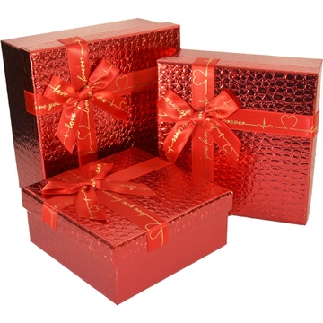 Geschenkbox aus Karton 41030011, 3er-Set