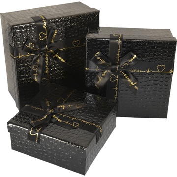 Geschenkbox aus Karton 41030015, 3er-Set