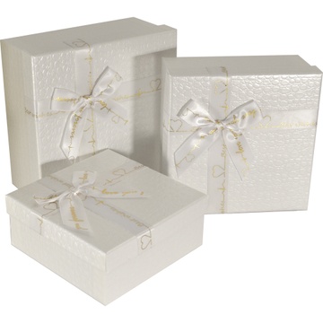 Geschenkbox aus Karton 41030001, 3er-Set