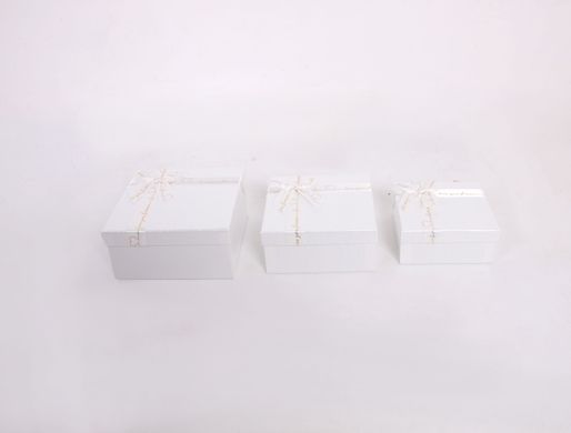 Pudełko kartonowe ozdobne na prezenty 41030001, zestaw 3szt.