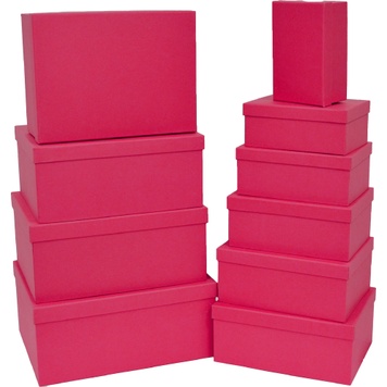 Decorative cardboard gift box 11101939, set 10pcs.