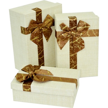 Geschenkbox aus Karton 11034101, 3er-Set