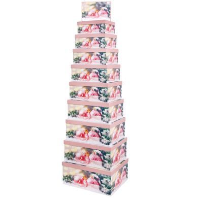Dekorativer Geschenkkarton 11102293, Set &agrave; 10 St&uuml;ck.