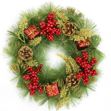 Decorative Christmas wreath 30cm 3900514