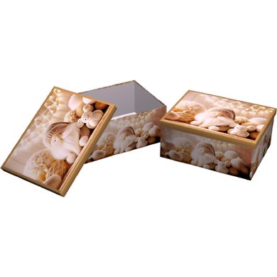 Decorative cardboard gift box 11102691, set 10 pcs.