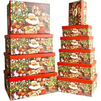 Dekorative Geschenkkartons 11102299, Set &agrave; 10 St&uuml;ck.