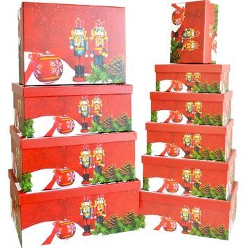 Dekorative Geschenkkartons 11102300, Set &agrave; 10 St&uuml;ck.