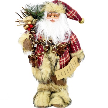 Dekofigur Weihnachtsmann 30 cm 40384