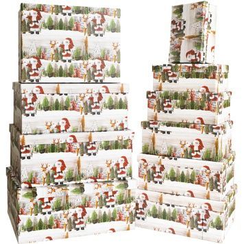 Dekorative Geschenkkartons 11102290, Set &agrave; 10 St&uuml;ck.