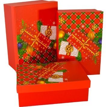 Dekorative Geschenkkartons 11033592, Set &agrave; 3 St&uuml;ck.