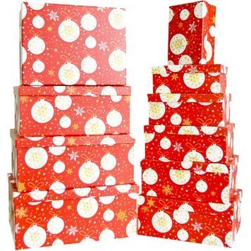 Dekorative Geschenkkartons 11102127, Set &agrave; 10 St&uuml;ck.