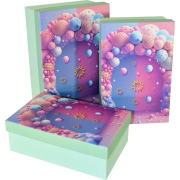 Geschenkbox aus Karton 11033480, 3er-Set