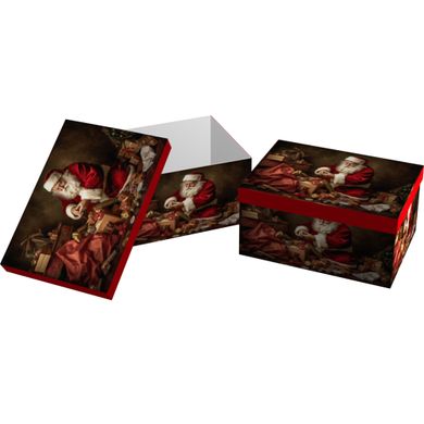 Decorative cardboard gift box 11102682, set 10 pcs.