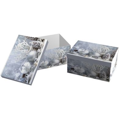 Decorative cardboard gift box 11102685, set 10 pcs.