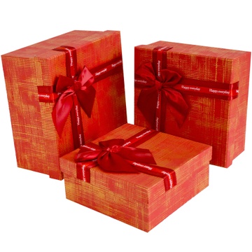 Decorative cardboard gift box 41037967, set 3pcs.