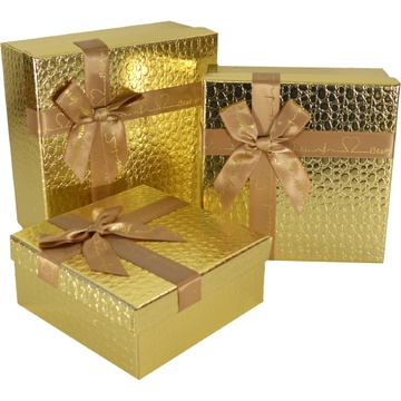Geschenkbox aus Karton 41030014, 3er-Set