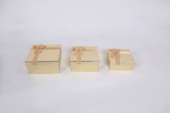 Pudełko kartonowe ozdobne na prezenty 41030014, zestaw 3szt.