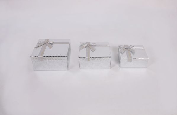Pudełko kartonowe ozdobne na prezenty 41030013, zestaw 3szt.
